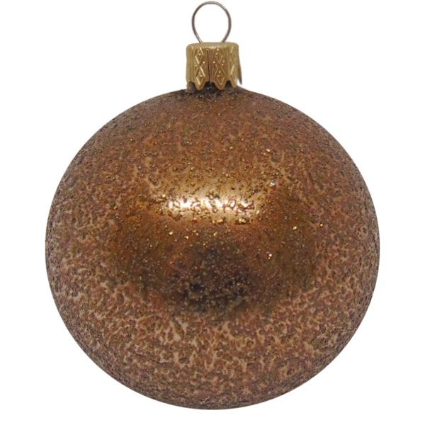 Шар новогодний d80 АХ17 2319 коричневый
