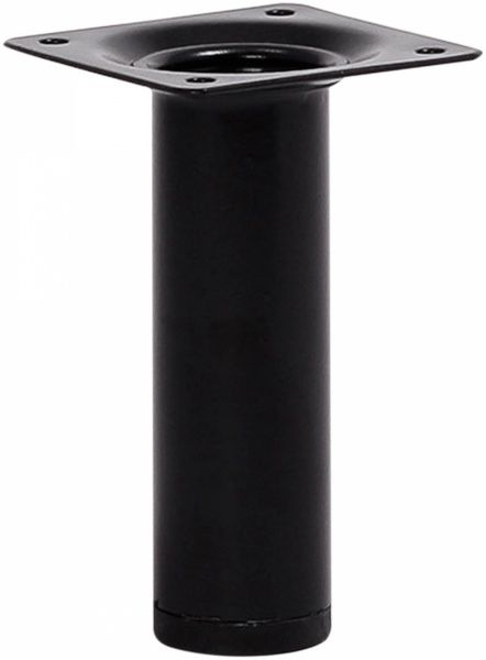 Меблева ніжка Larvij L61R10BL30 d30x100 мм черная 