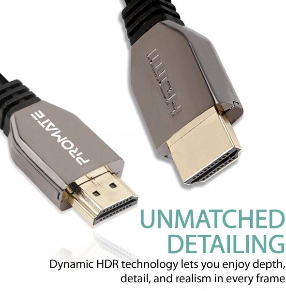 Кабель Promate HDMI 2 м чорний (prolink8K-200.black) 