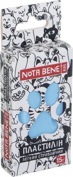 Пластилин легкий прыгающий 15 г голубой Nota Bene