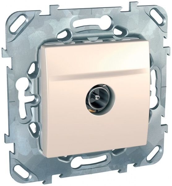 Розетка TV+SAT кінцева Schneider Electric Unica кремовий MGU5.464.25ZD