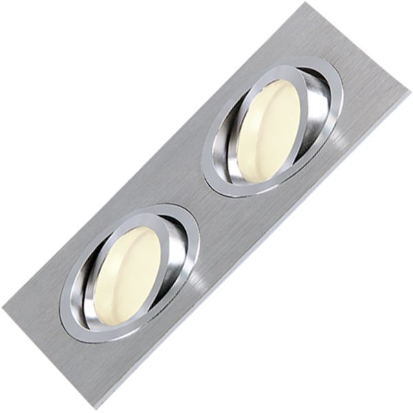 Светильник точечный Estares MR16 50 Вт G6.35 алюминий ALUM-1722 