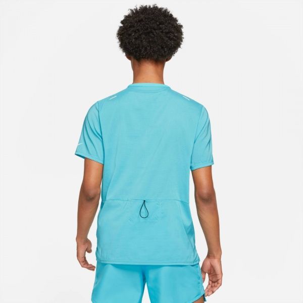Футболка Nike M NK RN DVN RISE 365 SS DA1305-447 р. M бірюзовий