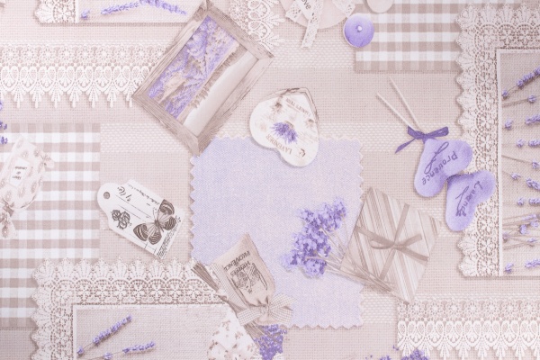 Обои виниловые на флизелиновой основе Vinil Лаванда декор ЭШТ 1-1532 1,06x10,05 м 