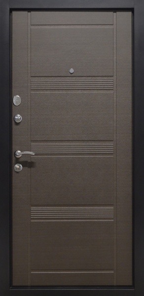 Дверь входная Министерство дверей КС-29+ венге серый горизонт 2050х860 мм левая