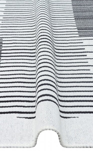 Килим Ekohali Arya AR 25 White Black 120x180 см двосторонній 