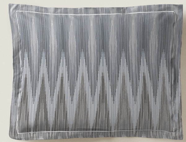 Комплект постельного белья Vilar 2 серый с синим Lameirinho 