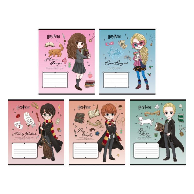 Тетрадь школьная 12 лист. клетка Harry Potter KITE