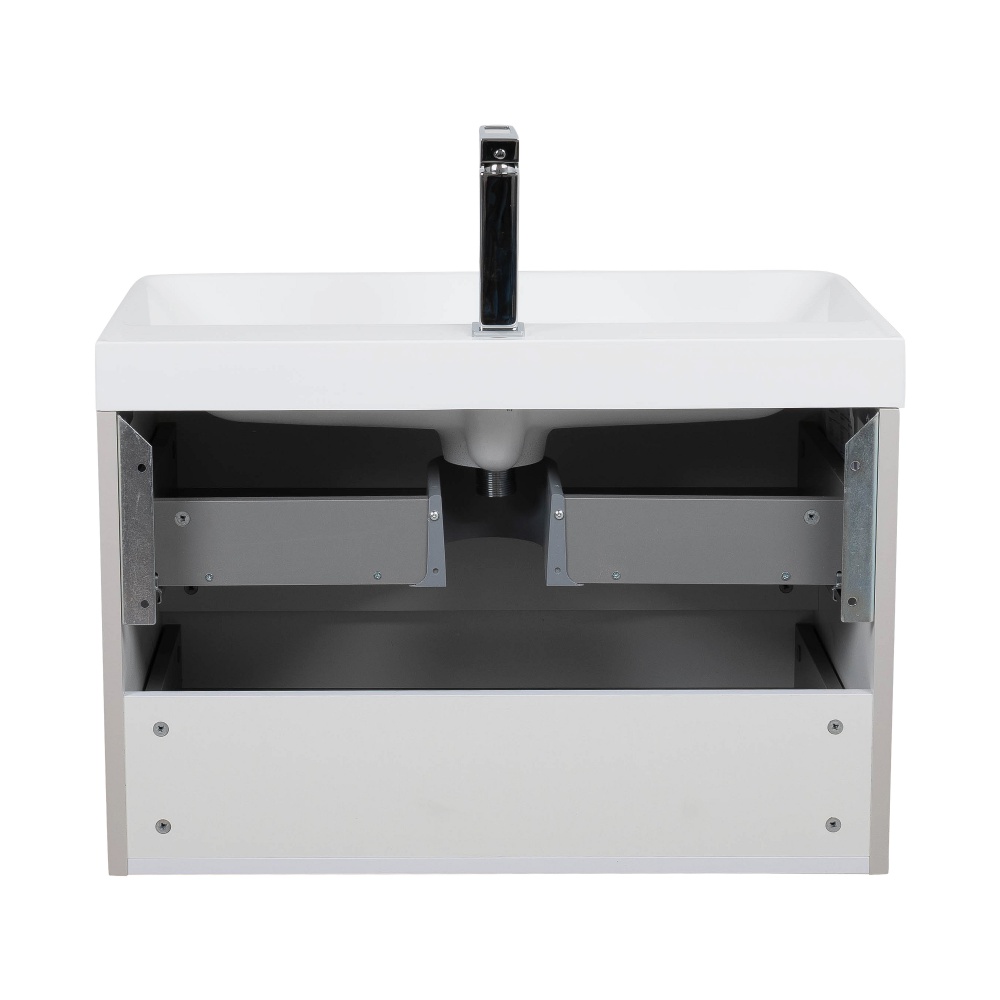 Тумба підвісна Aqua Rodos VISTA(PVC-KASHEMIR)зумивальникомDeep75см