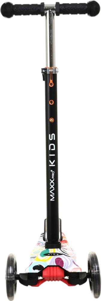 Самокат MaxxPro kids разноцветный принт LS306C /maxi/circle printing