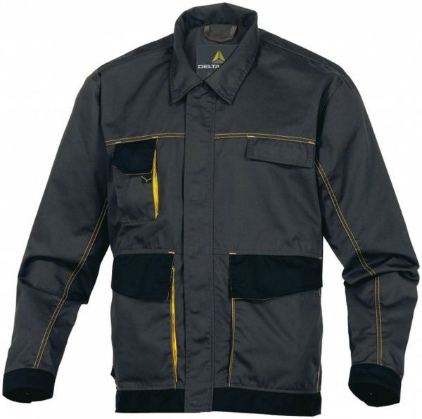 Куртка робоча Delta Plus D-Mach р. XXXL DMVESGJ3X сірий із жовтим