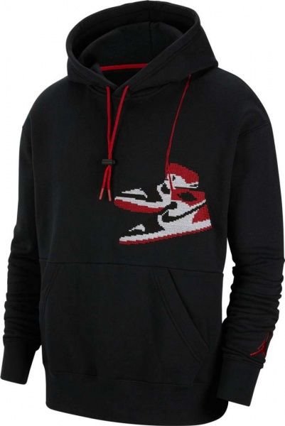 Джемпер Nike J JUMPMAN HOLIDAY PO CT3457-010 р. 2XL чорний