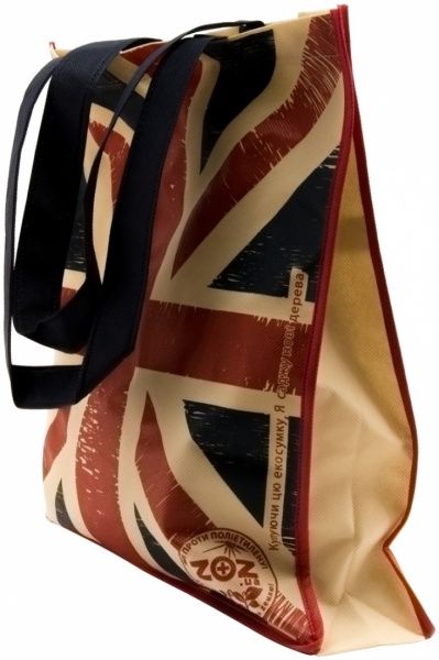 Экосумка ZOZ Британский флаг синий  