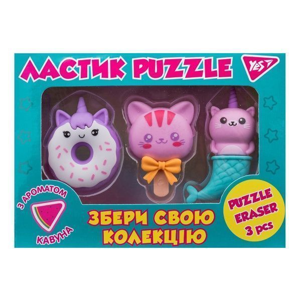 Ластик Funny team 3 шт. 560540 YES