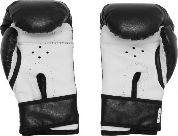 Боксерские перчатки SPORTKO 7oz черный с белым