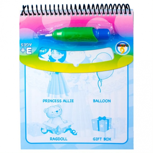 Книга-раскраска Shantou Играй и учись Z183-2A