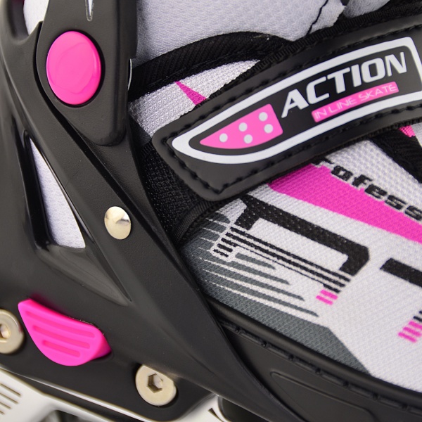 Роликовые коньки Action Ola 153B-5-1/Pink/29-32
