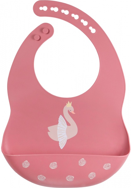 Нагрудник детский Tryco силикон пепельно-розовый TR-392829 пепельно-розовый TR-392829 