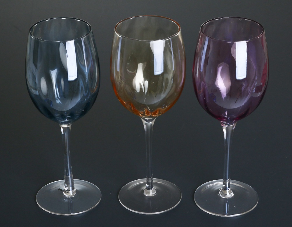 Бокал для вина Fiora Blue Sprinkle стекло 450 мл 1 шт.