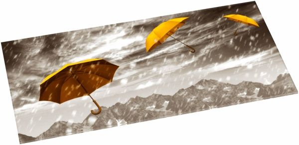 Плитка Tiger Жовта парасолька-2 29,7x60 