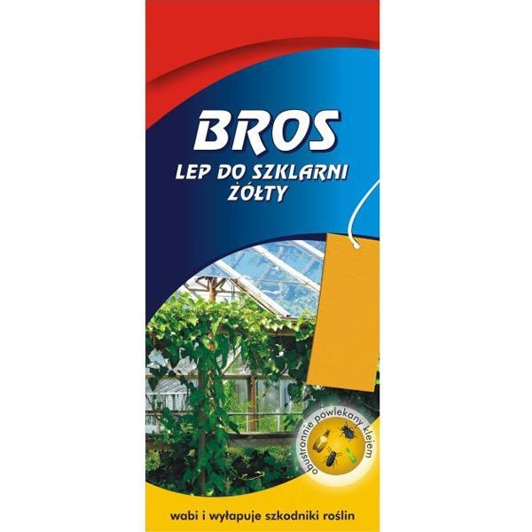 Липкий лист Bros для садов и теплиц 10 шт