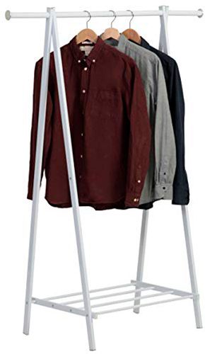 Вешалка для одежды Axentia 131737 с полкой для обуви 109x147,5x48,5 см белый