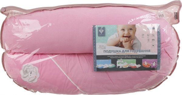Подушка для кормления IDEIA Стандарт 35х200 см розовый 