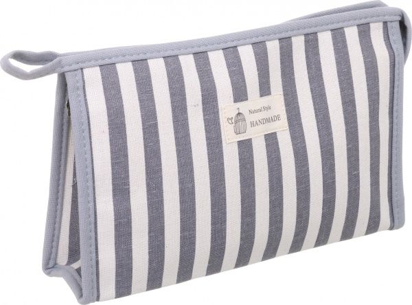 Косметичка Полоска Макси B5111 серый 