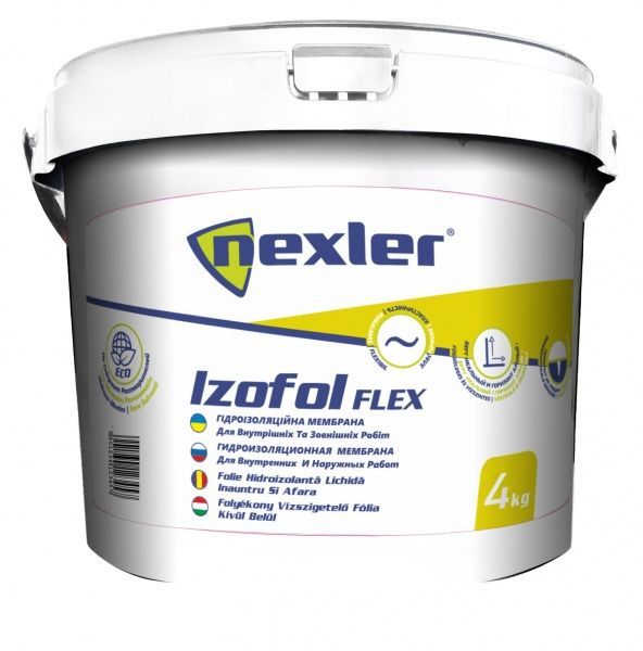 Гідроізоляція NEXLER Izofol Flex 4 кг 