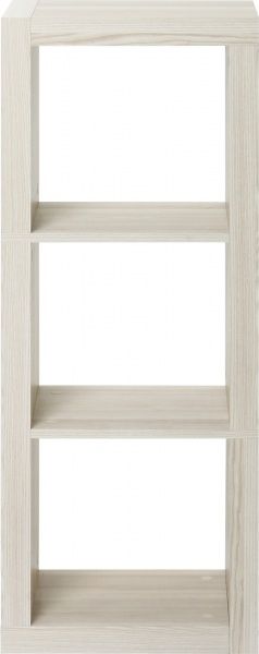Стеллаж двухсторонний Inteo Кубус МИКС 1х3 438x1146x290 мм клен 