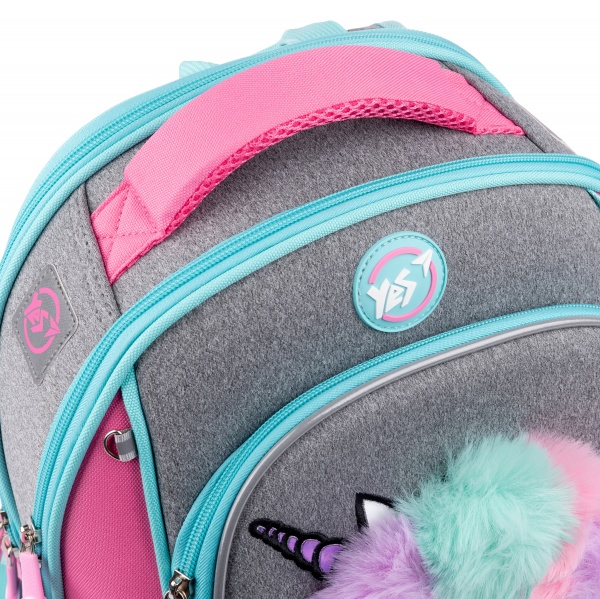Рюкзак каркасний YES Fashion S-89 Unicorn сірий
