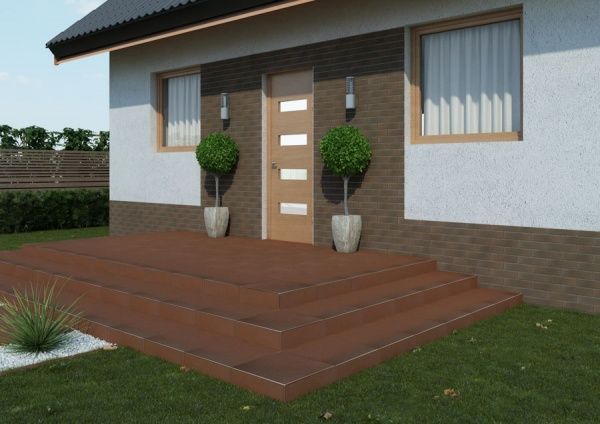 Клінкерна плитка OLD CASTLE Dark brown 30x30 Cerrad