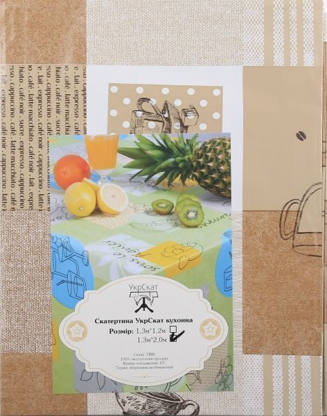 Скатерть Лайт 4731310а20 130x200 см разноцветный УкрСкат 