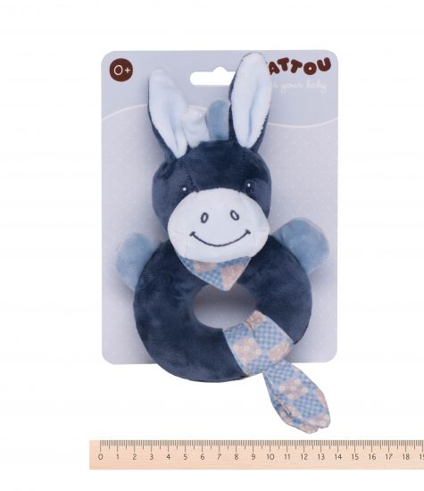 Игрушка-погремушка Nattou Ослик Алекс 321174