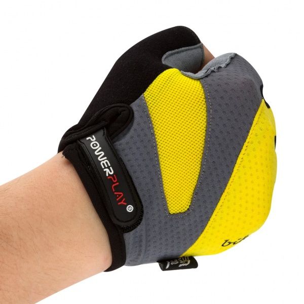 Варежки PowerPlay 5004D_M_Yellow р. M желтый