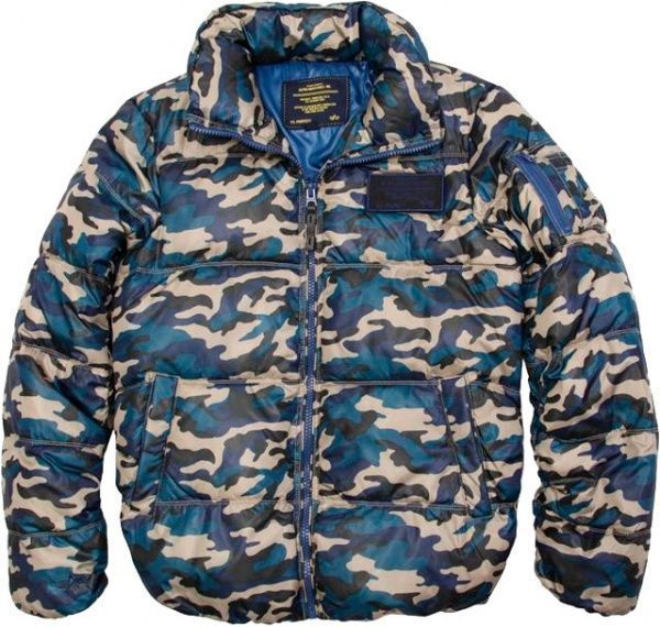 Куртка Alpha Industries ICE VAPOR Arctic Camo р.S Blue