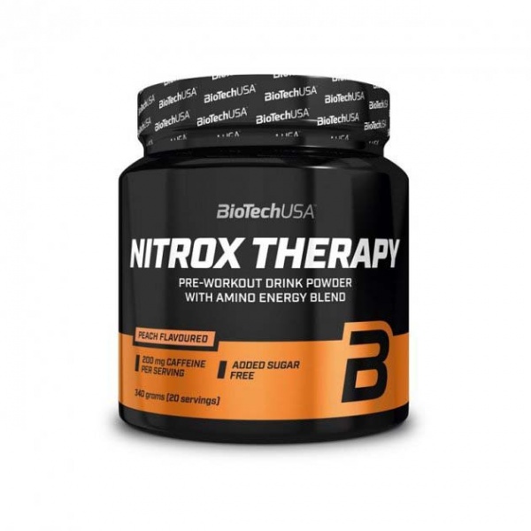 Комплекс передтренувальний BioTechUSA Nitrox Therapy Персик 340 г