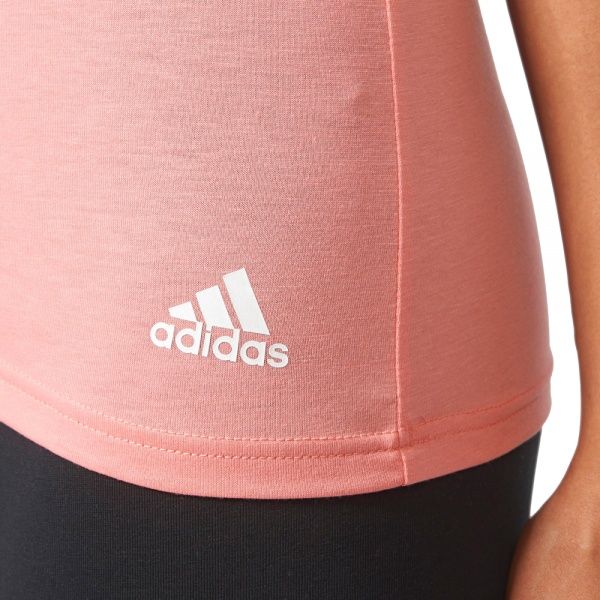 Футболка Adidas Essentials 3-Stripes Tee BR2459 XL рожевий