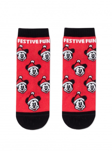 Носки детские унисекс Conte-Kids новогодние Disney 21С-65СПМ 648 р.20–22 красный 