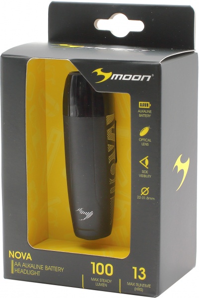 Фонарь велосипедный Moon 220736-BK передний