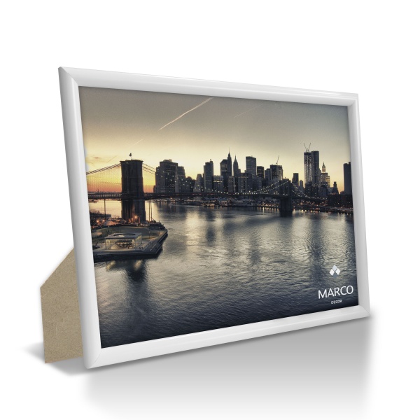 Рамка для фотографии со стеклом MARCO decor 1417 1 фото 15х20 см белый 