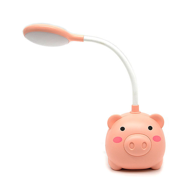 Настольная лампа декоративная Trusty LED Pig 1x0,5 Вт розовый CS279