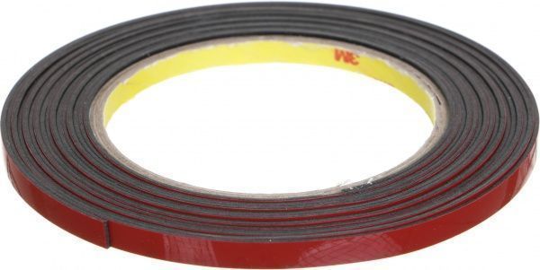 Стрічка автомобільна 3M VHB для монтажу молдингів 6x1,1 мм 5 м чорний