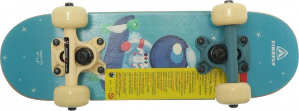 Скейтборд Firefly 234199-905743 SKB 50 чорний із блакитним