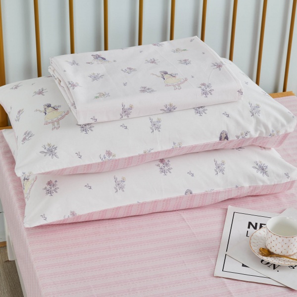 Комплект постельного белья Thumbelina 1,5 бело-розовый La Nuit 