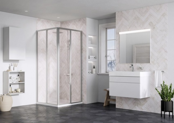 Душевая кабина Ravak SRV2-100 195 S сатин+transparent