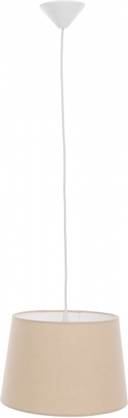 Світильник підвісний Corep Mini-Tambour 1x100 Вт E27 бежевий 5356 