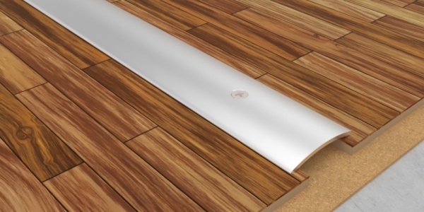 Порожек алюминиевый лестничный 40 мм Braz Line гладкий самоклеящийся 900 мм 