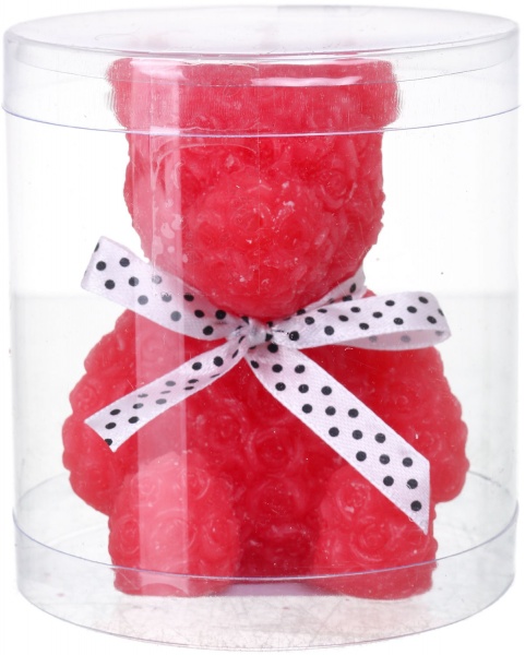 Свеча декоративная Медвежонок 90 мм 140 г в ассортименте Pako-If