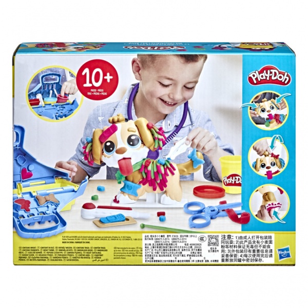 Набір для творчості Play-Doh Прийом у ветеринара з пластиліном F3639